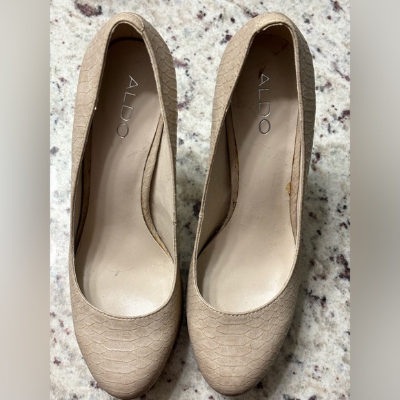 Aldo Shoes Aldo Nude High Heels Poshmark